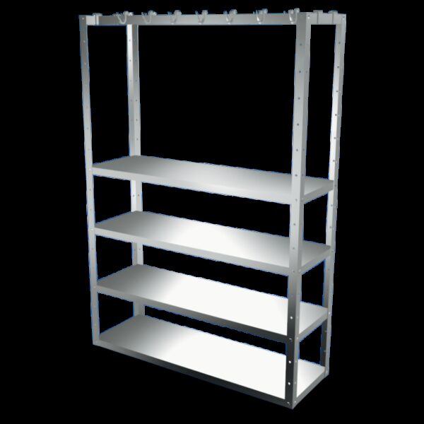 Kit de una pletina para estanteria 800x400 mm.
