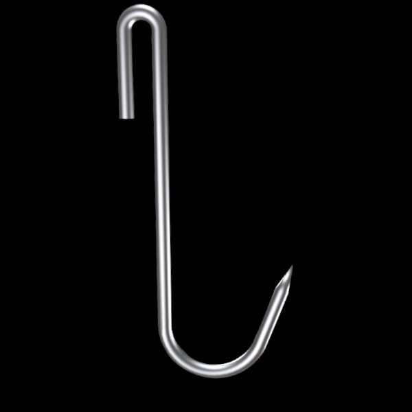Gancho varilla modelo "J" 200x7 mm.