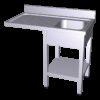 Fregadero para lavavasos 1C,EI 1000x550x850 mm. Dimensiones cubeta 330x330x200 mm.