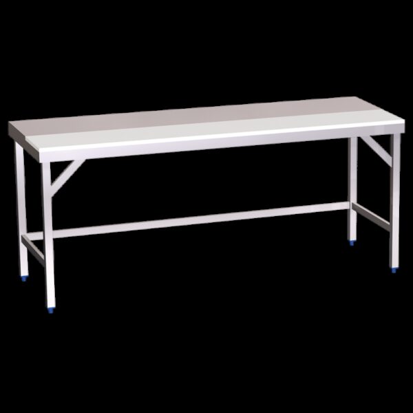 Mesa prepar.central fb.blanca s/ent.1500x600x850