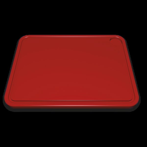 Fibra chuletón roja 300x200x15 mm. Con tacos.