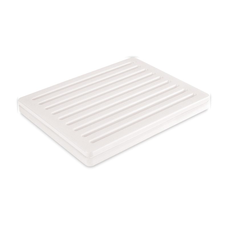 Tabla panera recoge-migas fibra blanca 450x330x40 mm. 2 piezas. - Linea  Blanca